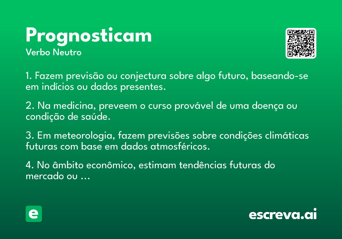 prognosticam