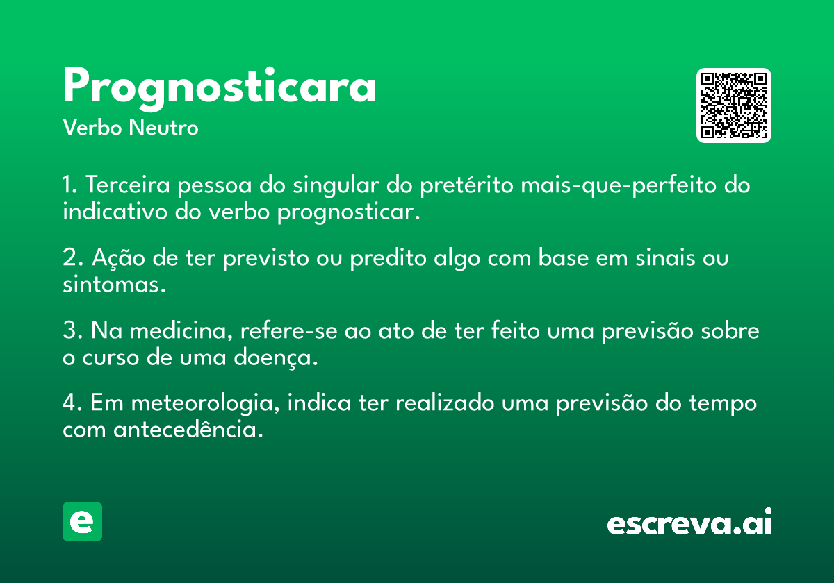 prognosticara