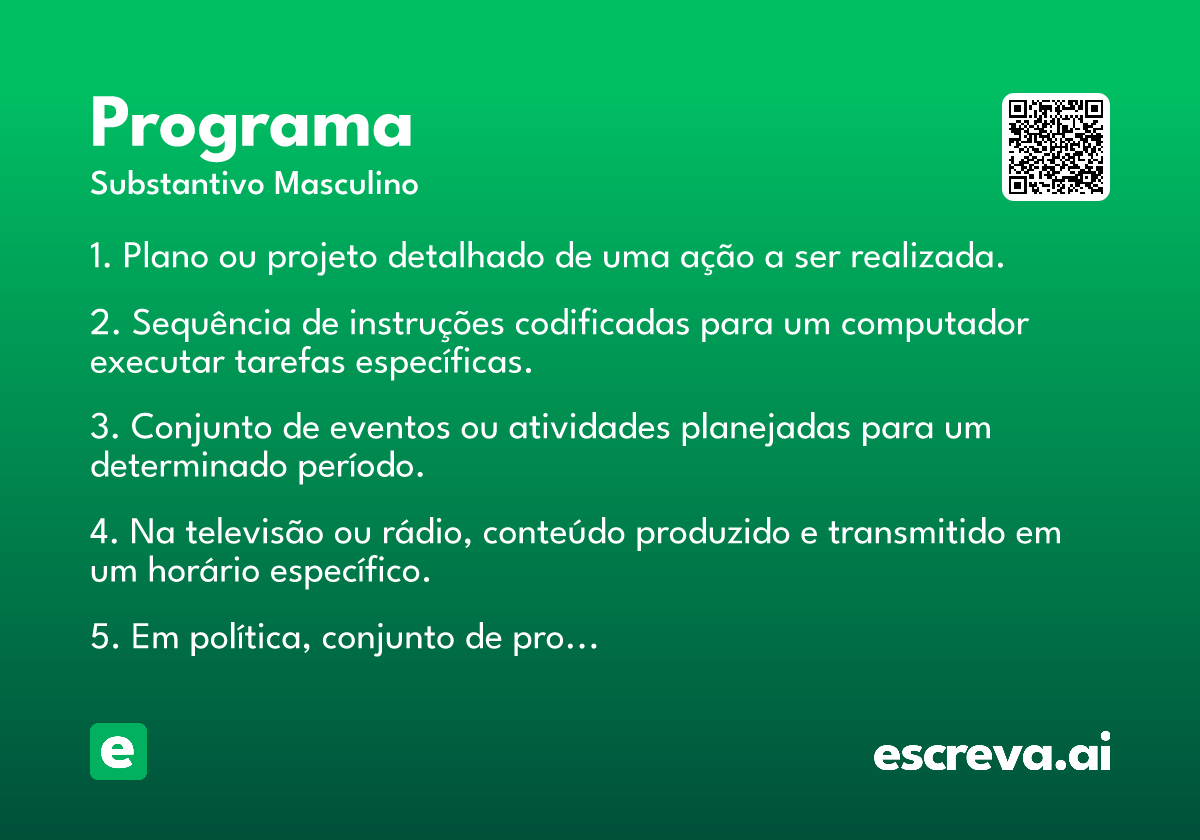 programa