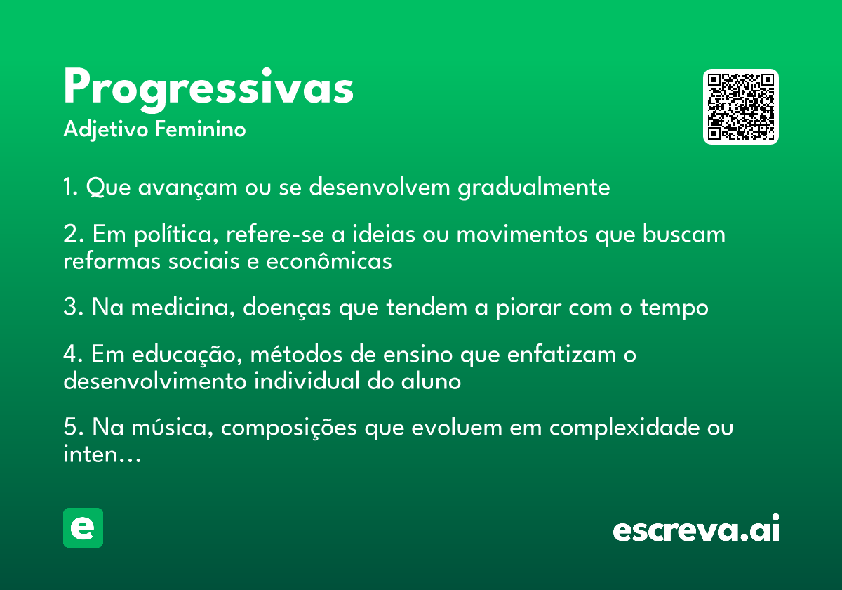progressivas