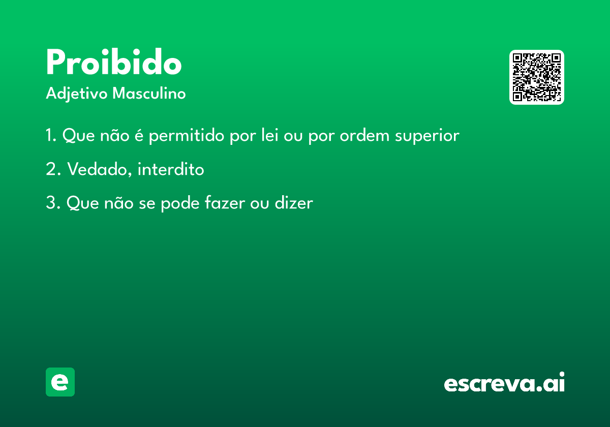 proibido