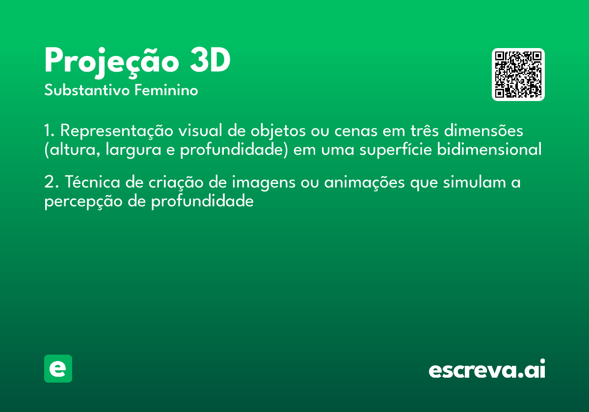 projeção 3D