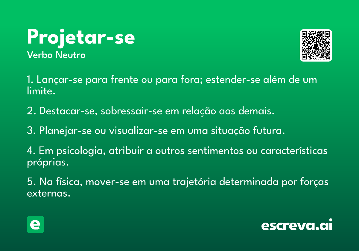 projetar-se
