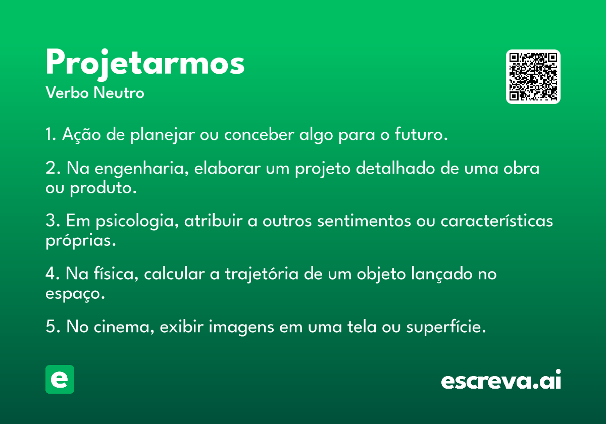 projetarmos