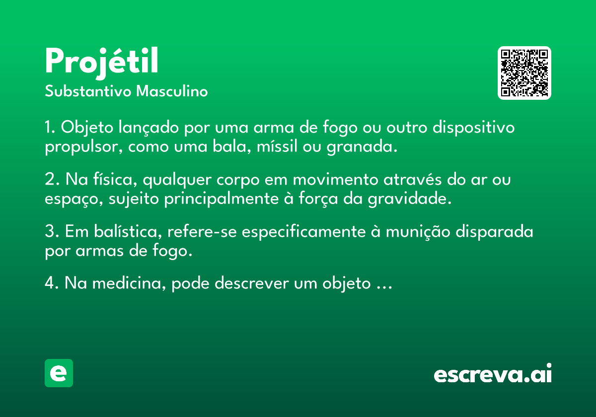 projétil