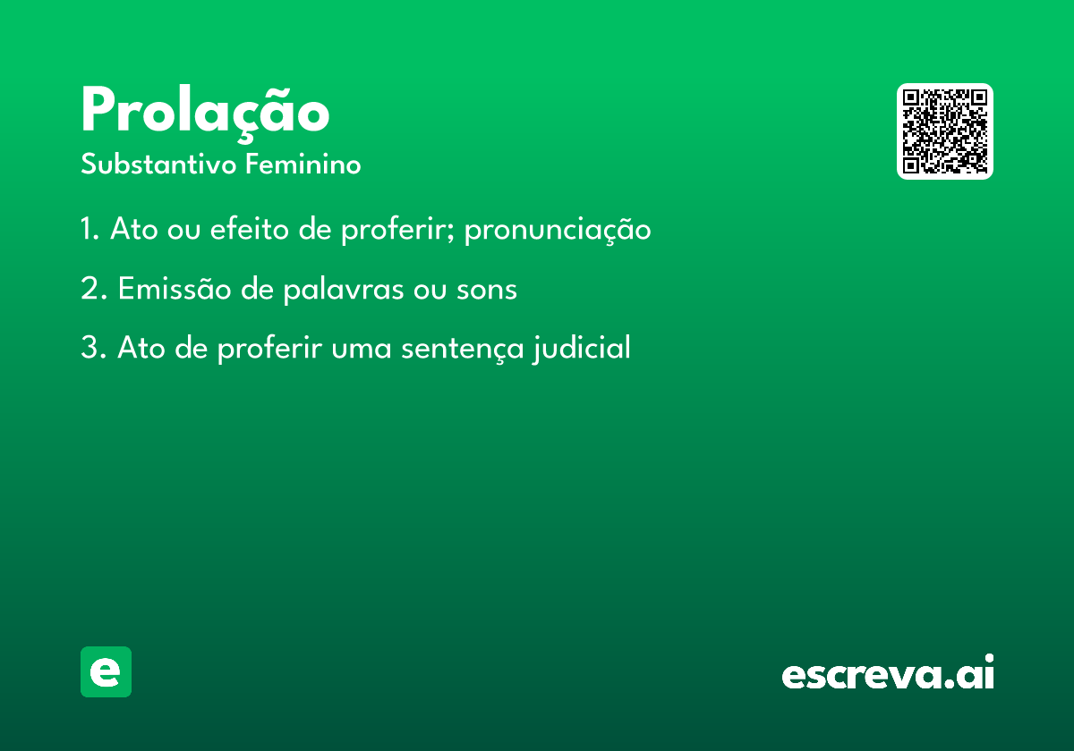 prolação