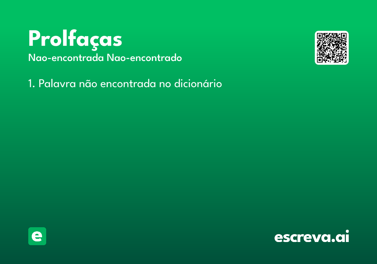prolfaças