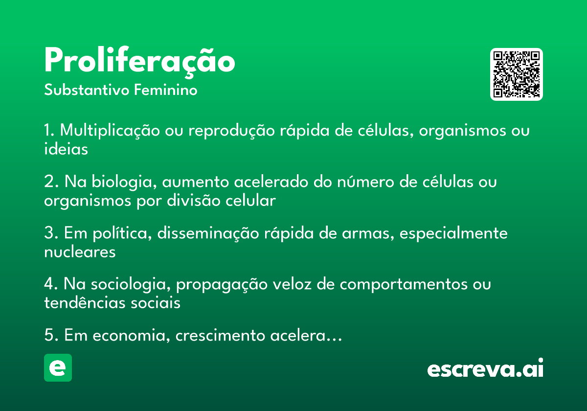 proliferação