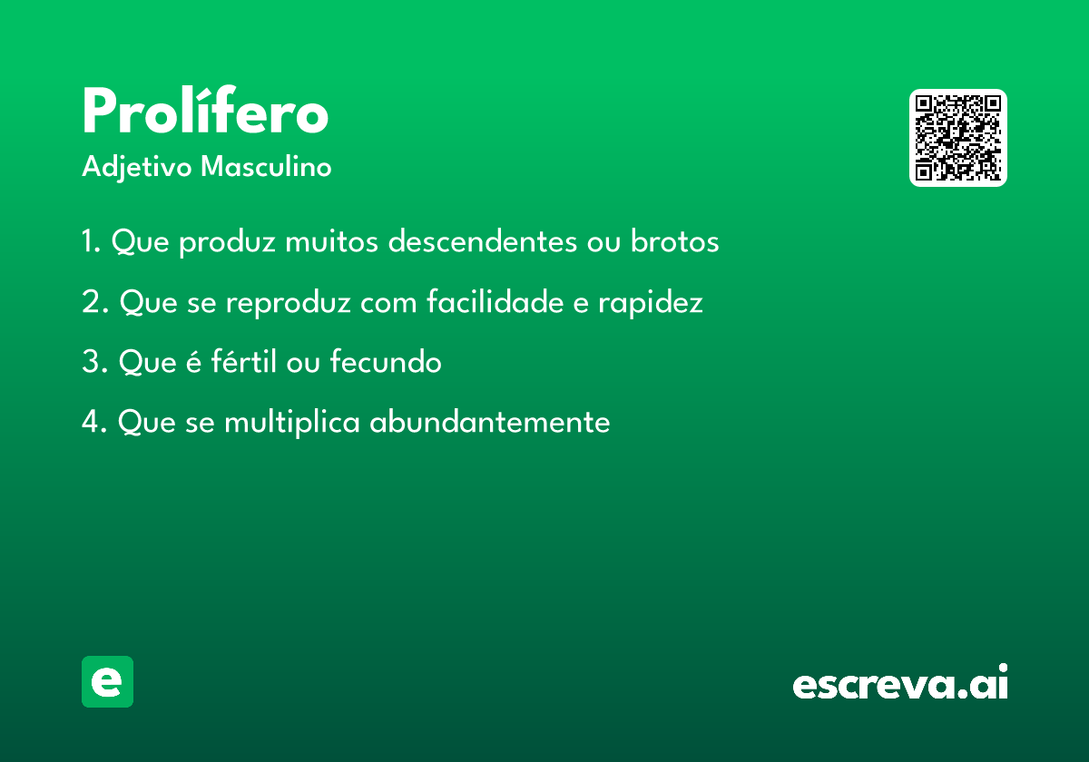 prolífero