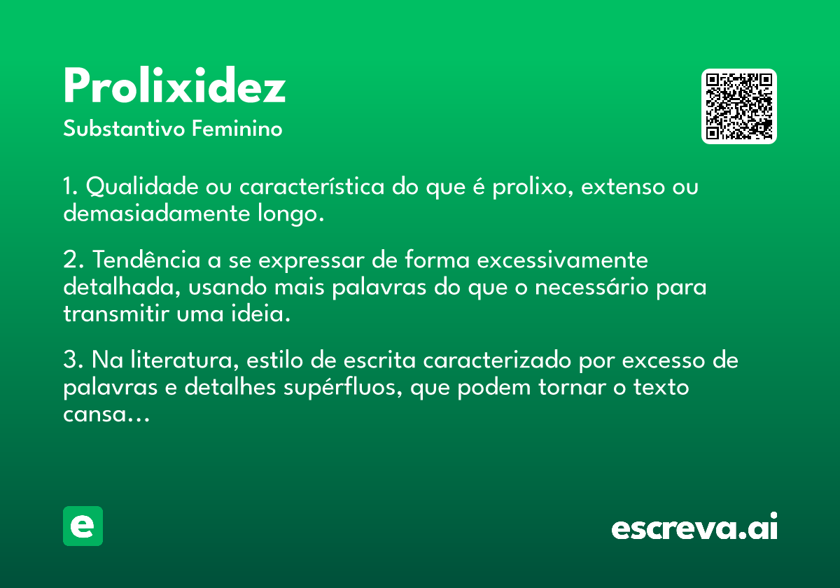 prolixidez