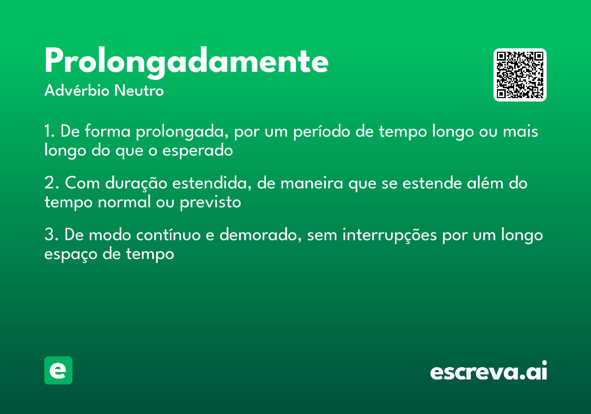 prolongadamente