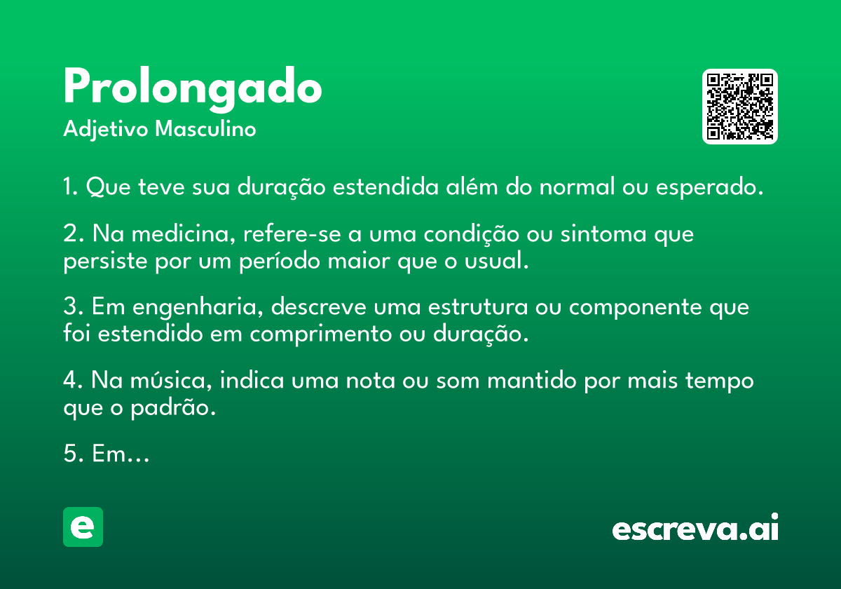 prolongado