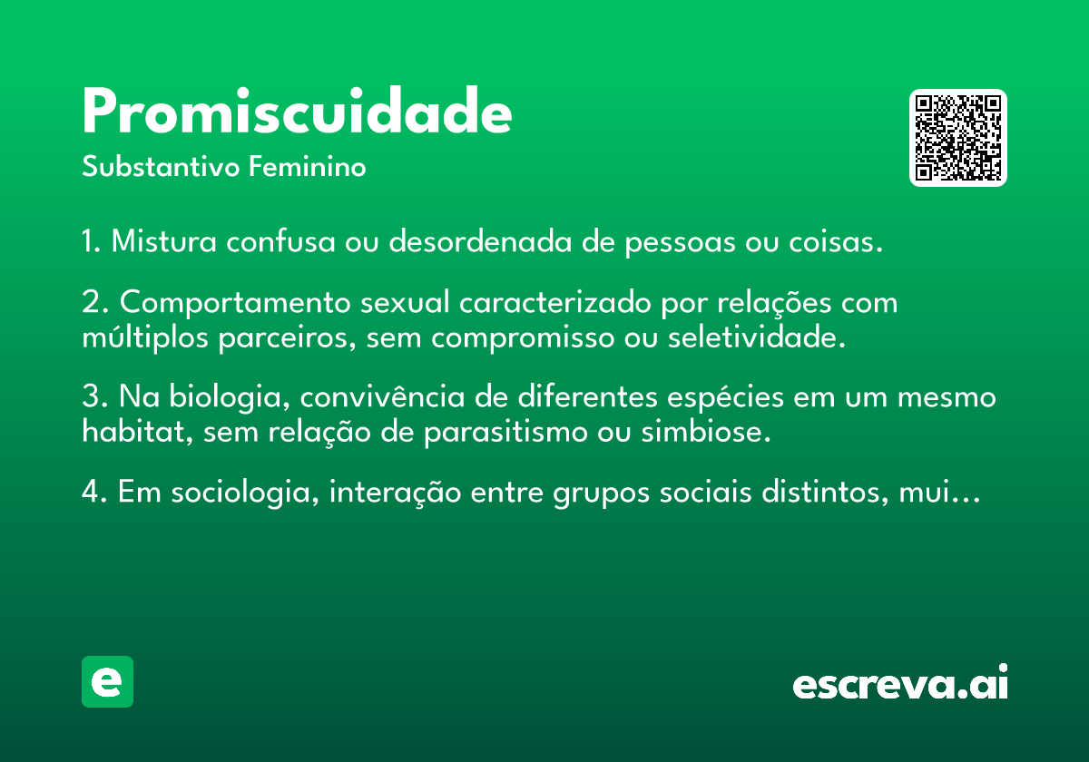 promiscuidade