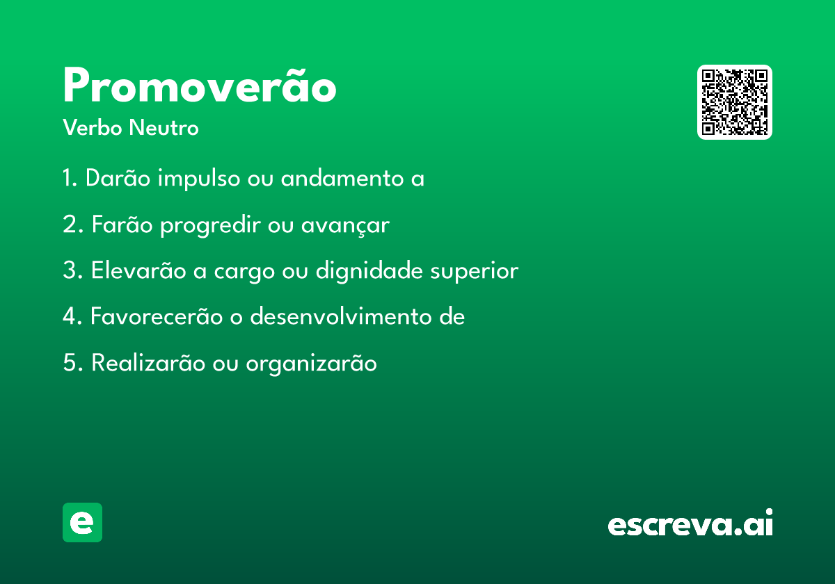 promoverão