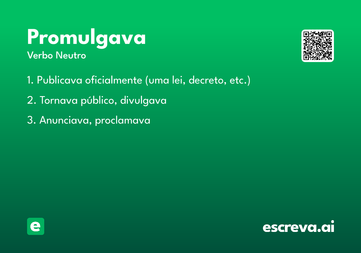 promulgava