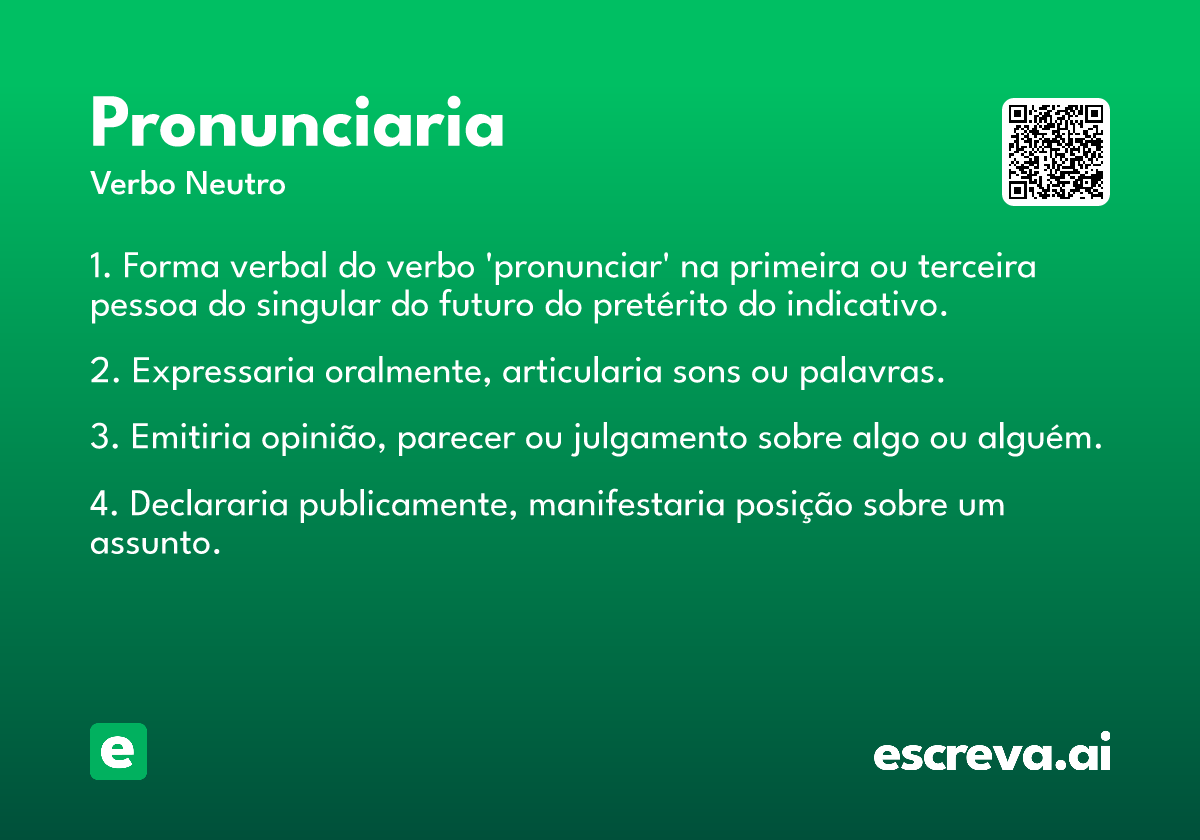 pronunciaria