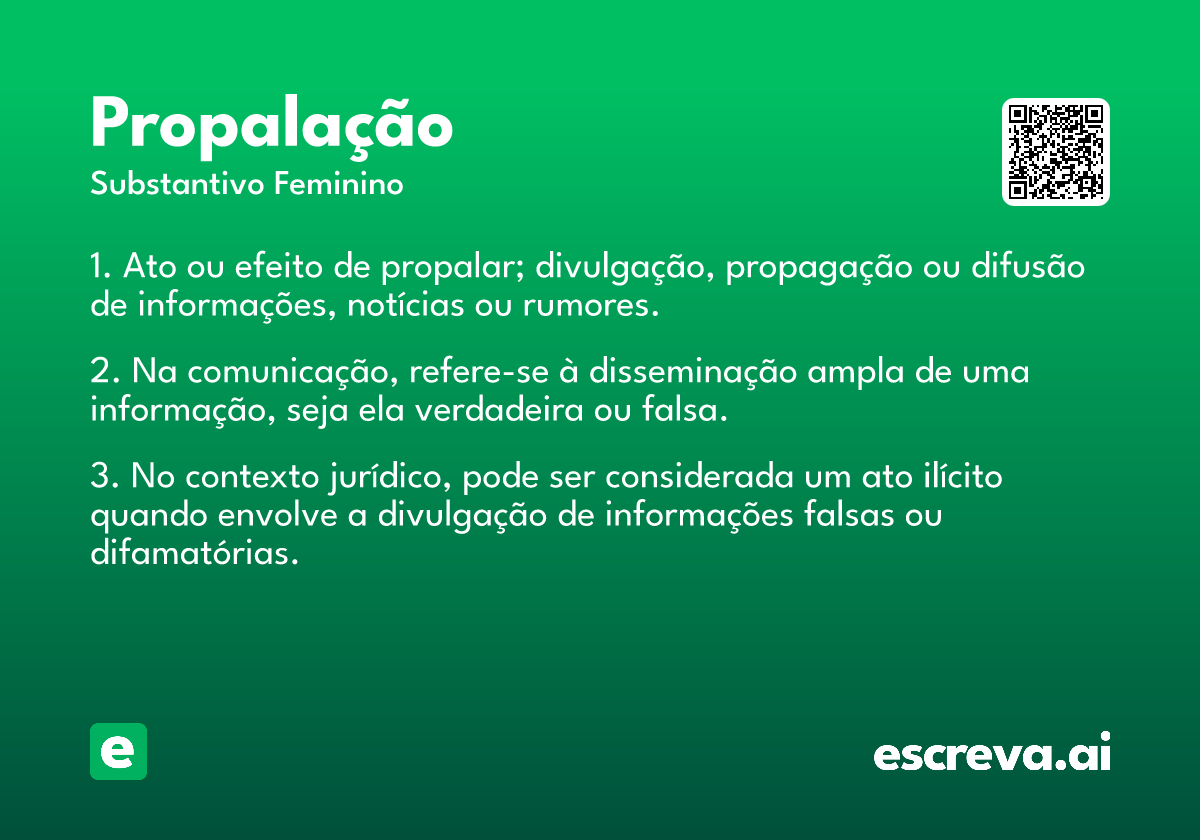 propalação