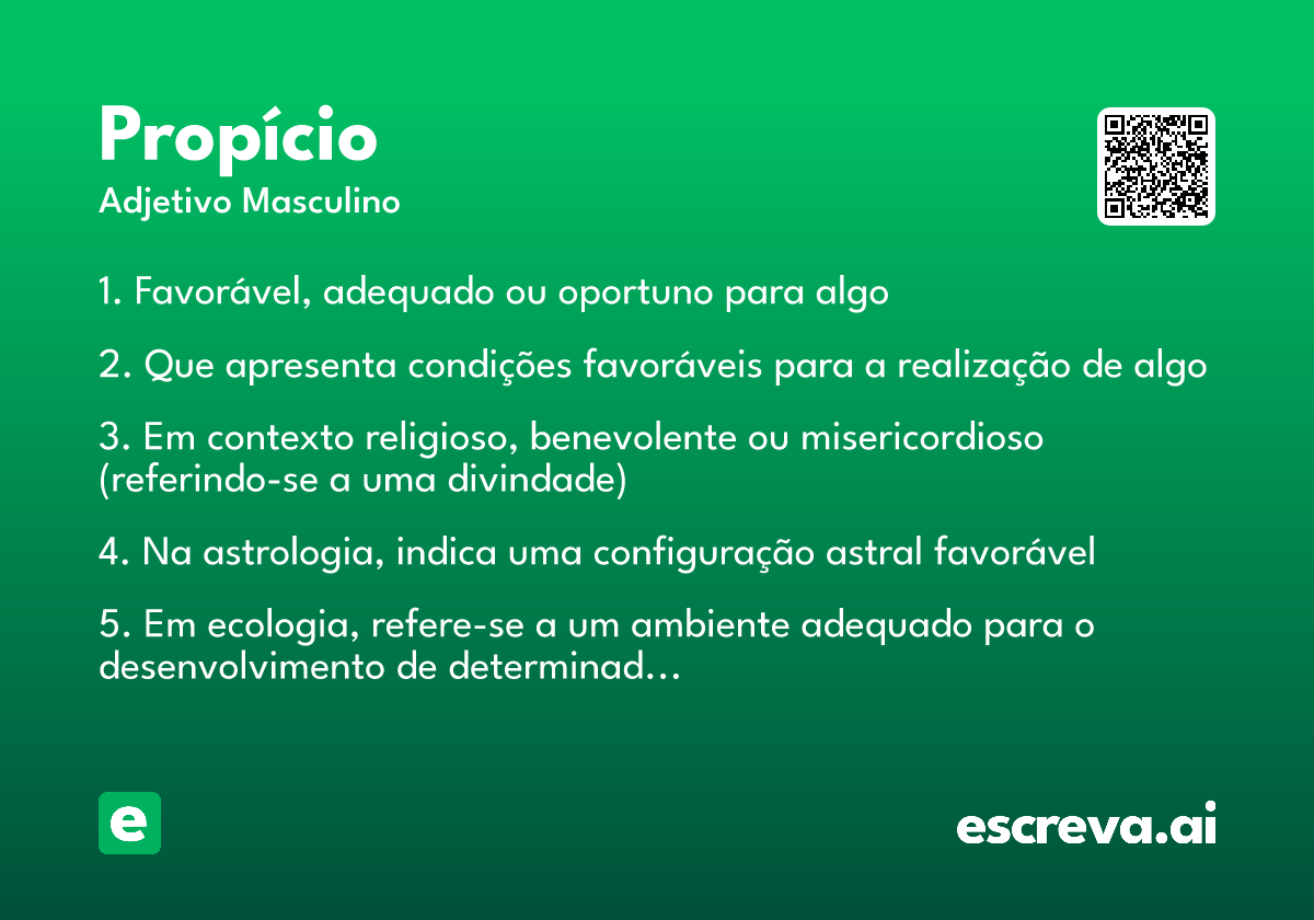 propício