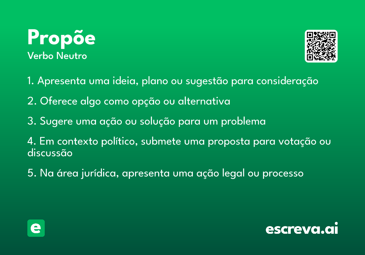 propõe