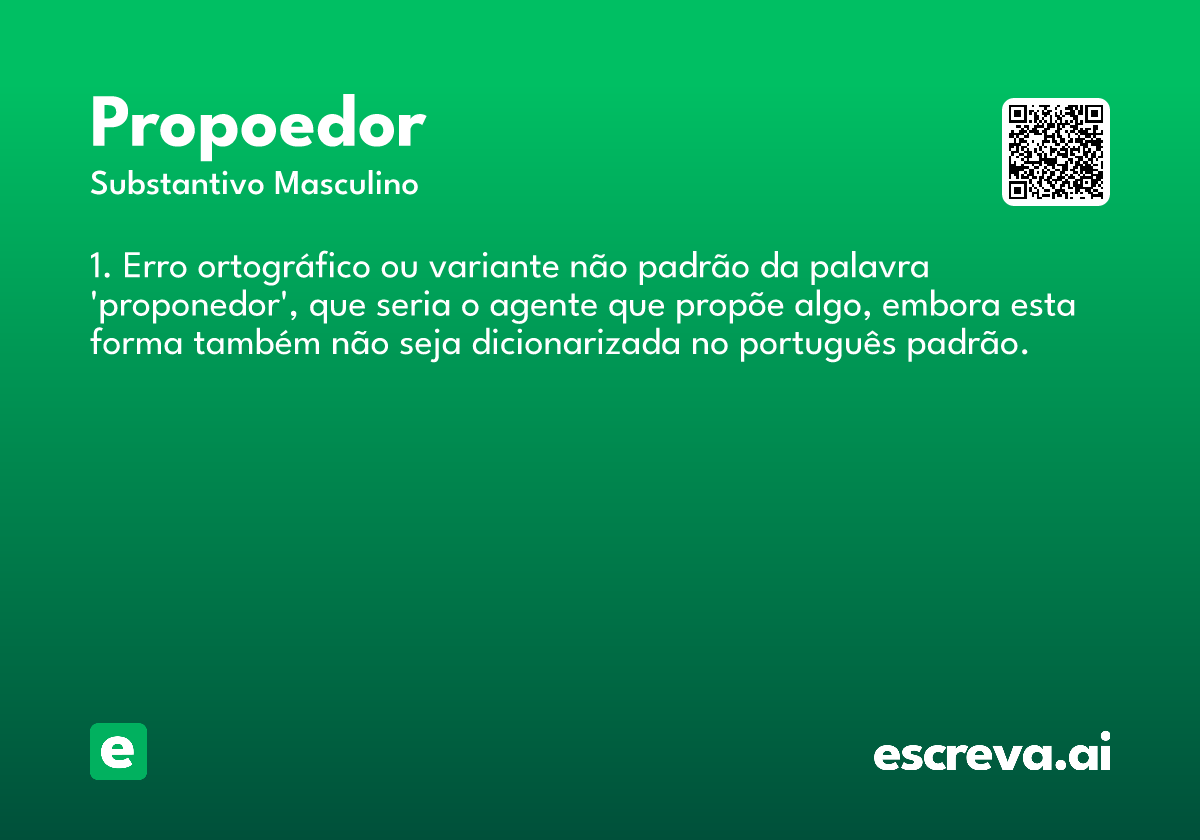 propoedor