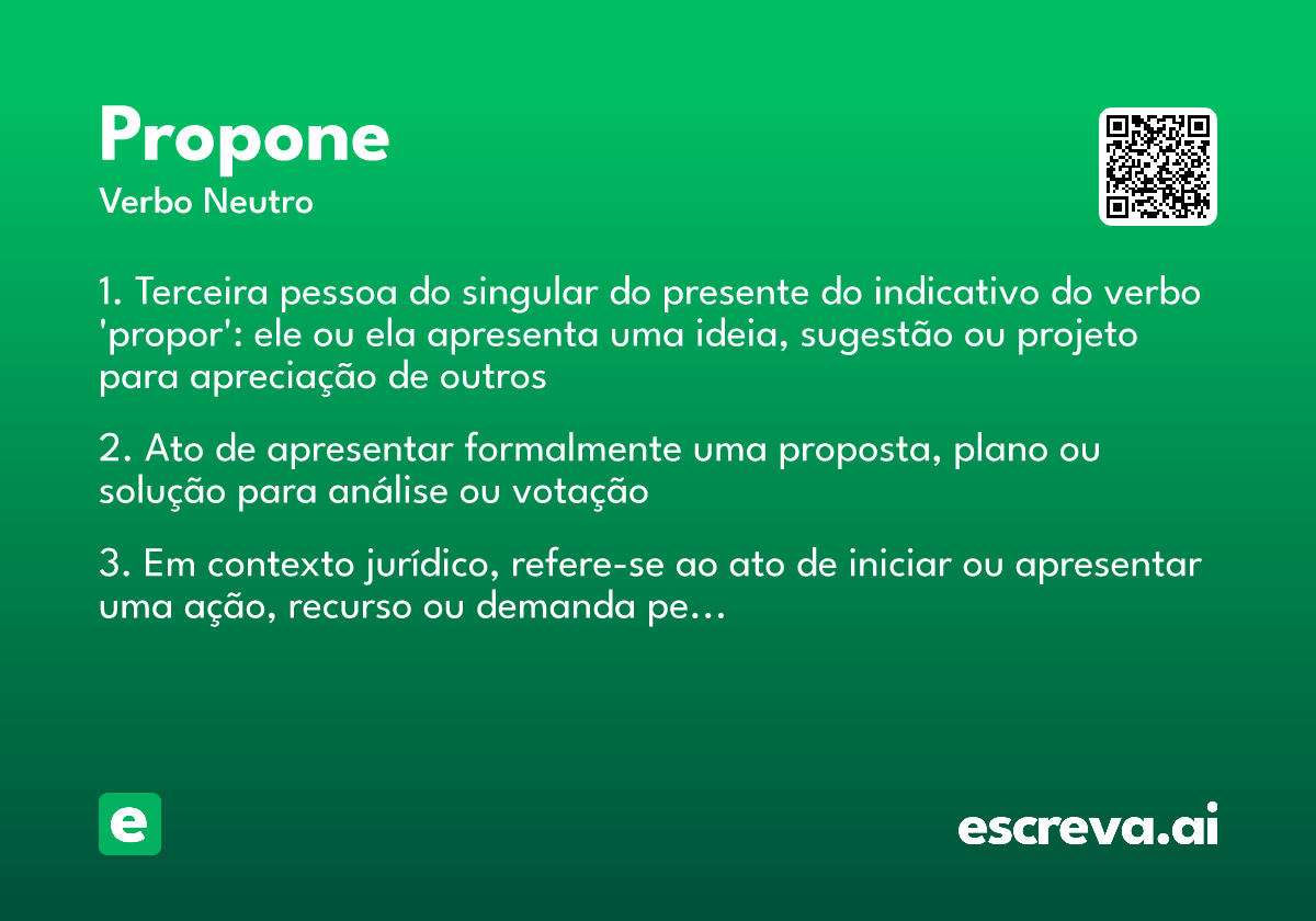 propone
