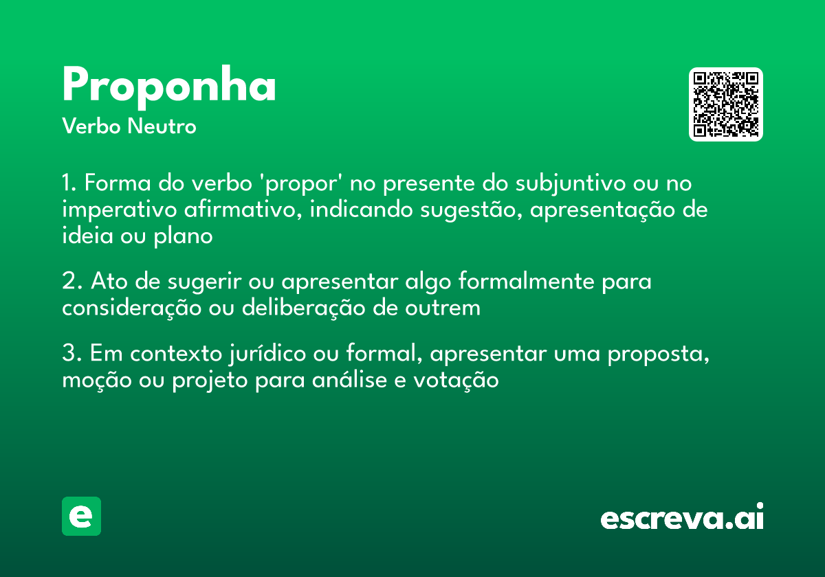 proponha