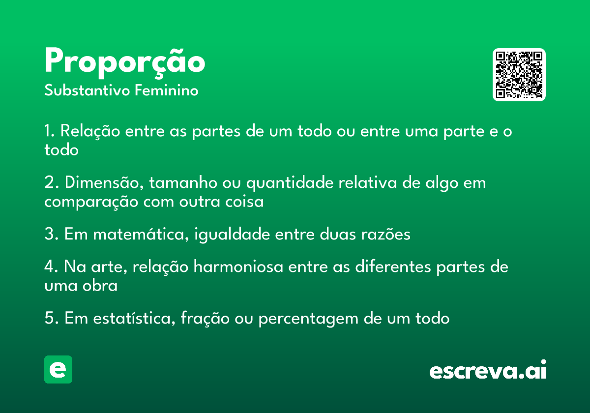 proporção