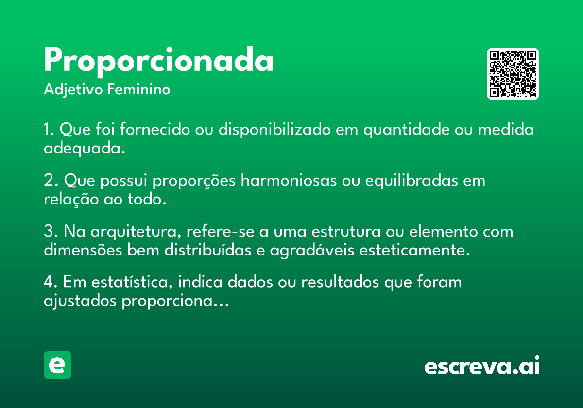 proporcionada