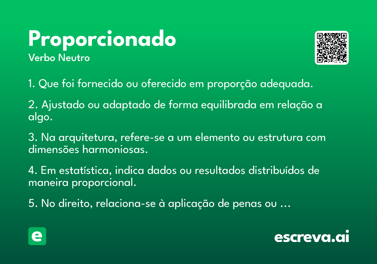 proporcionado