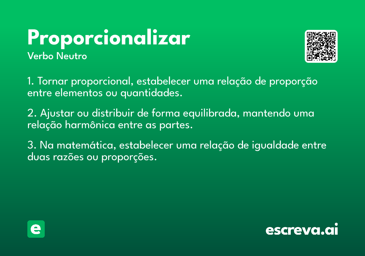 proporcionalizar