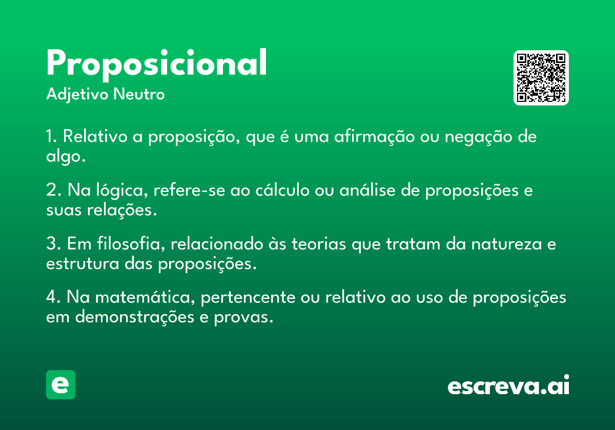 proposicional