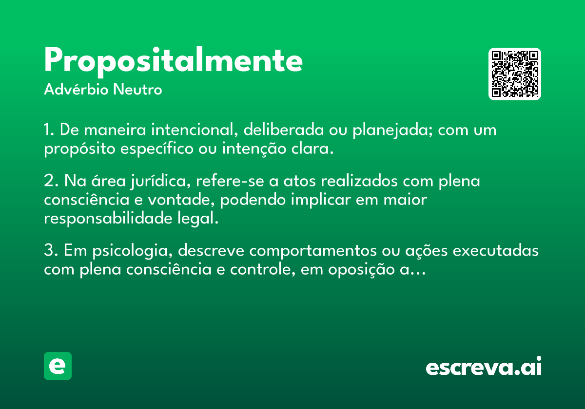 propositalmente