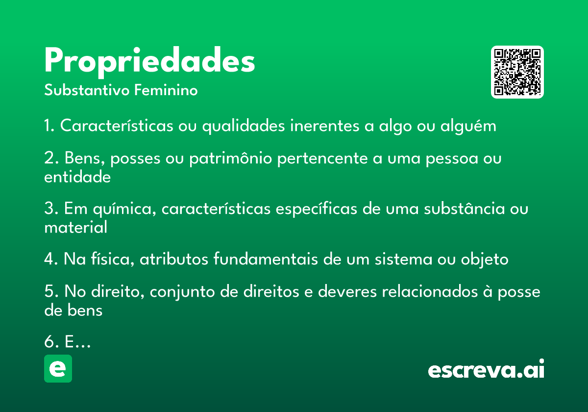 propriedades