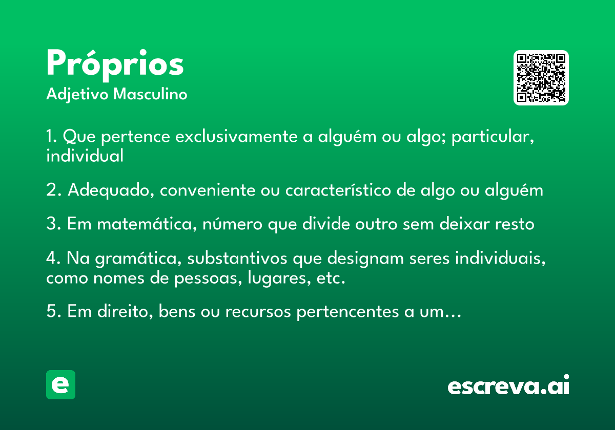 próprios