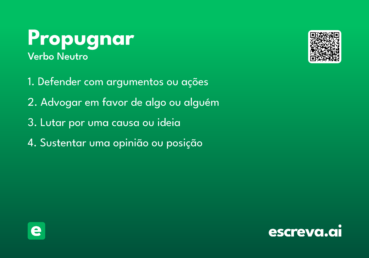 propugnar