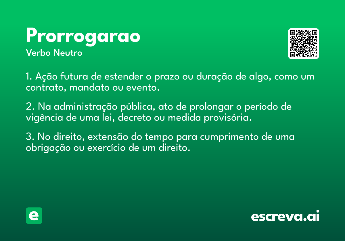 prorrogarao