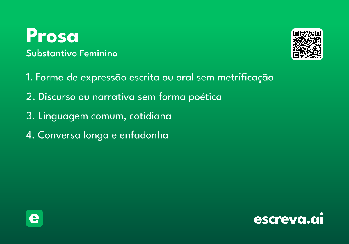 prosa