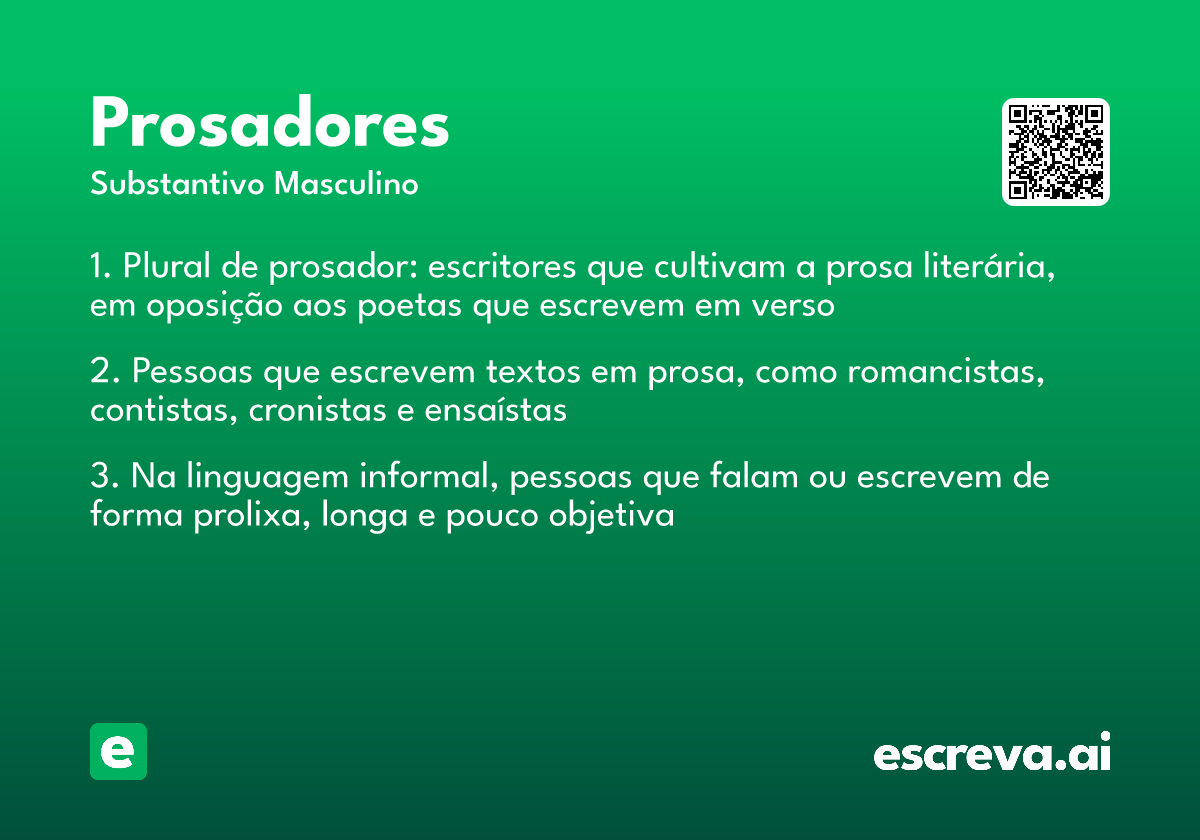 prosadores