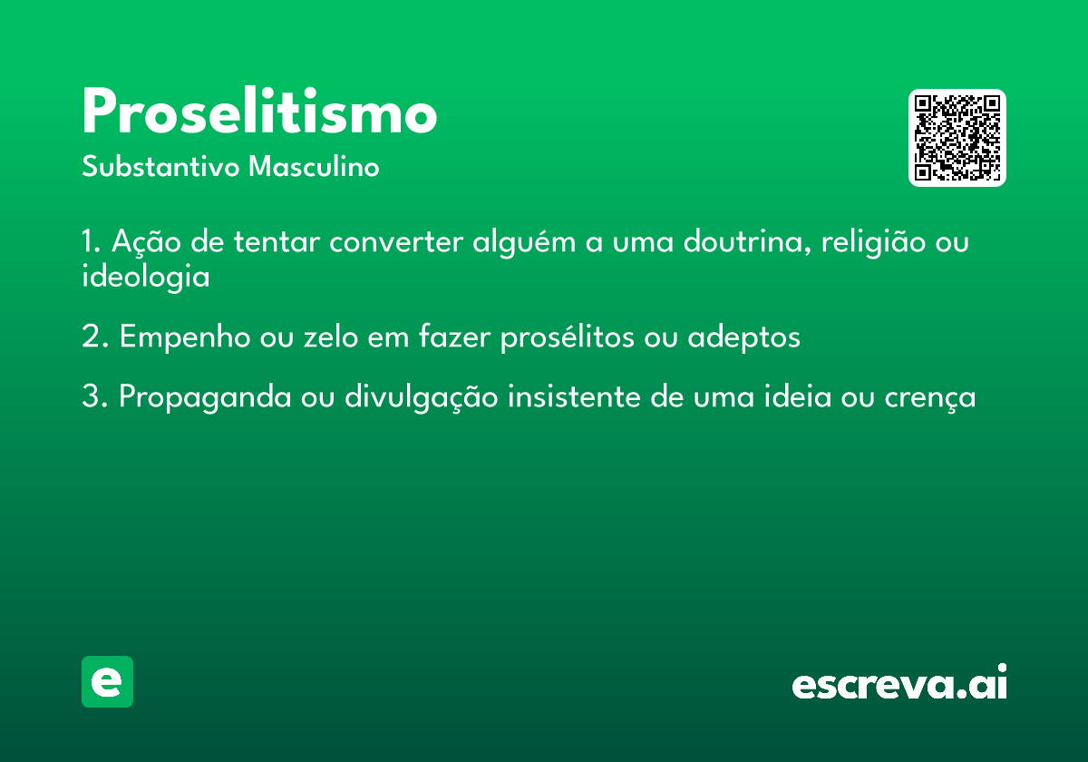 proselitismo