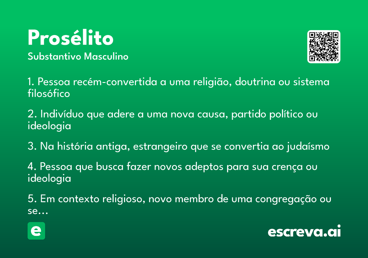prosélito
