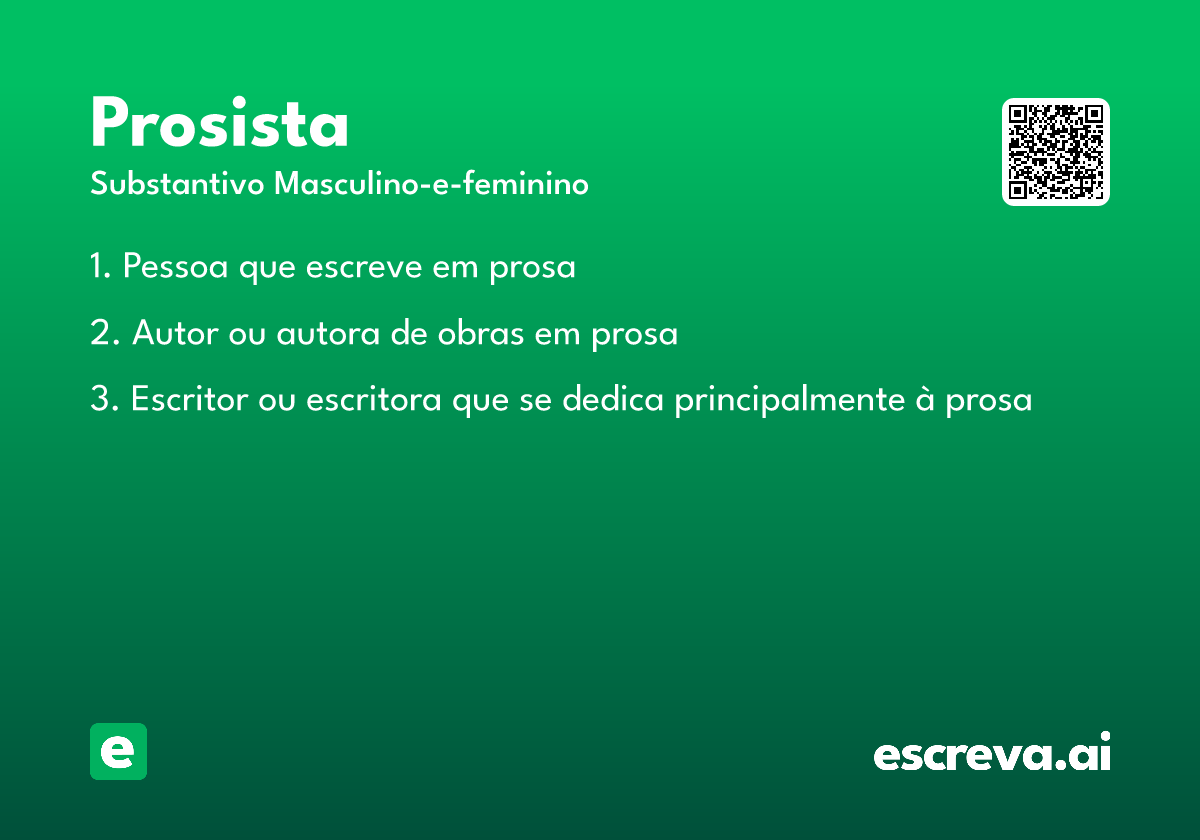 prosista