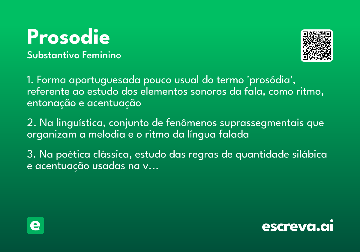 prosodie