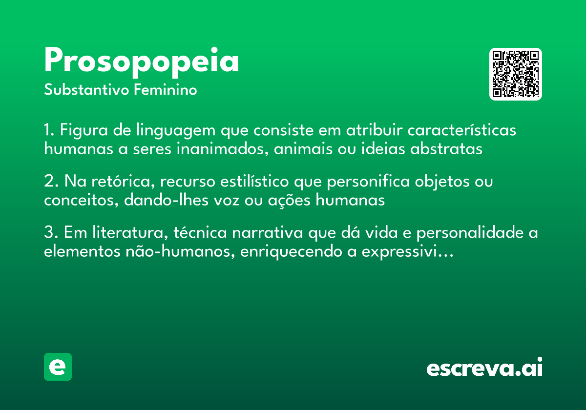 prosopopeia