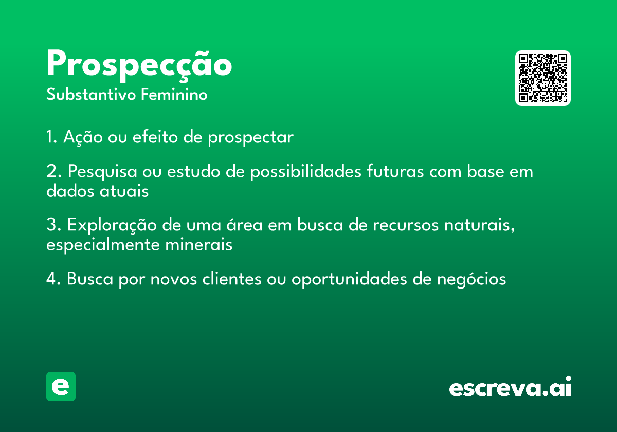 prospecção