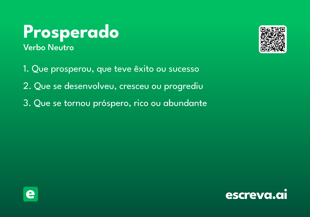 prosperado