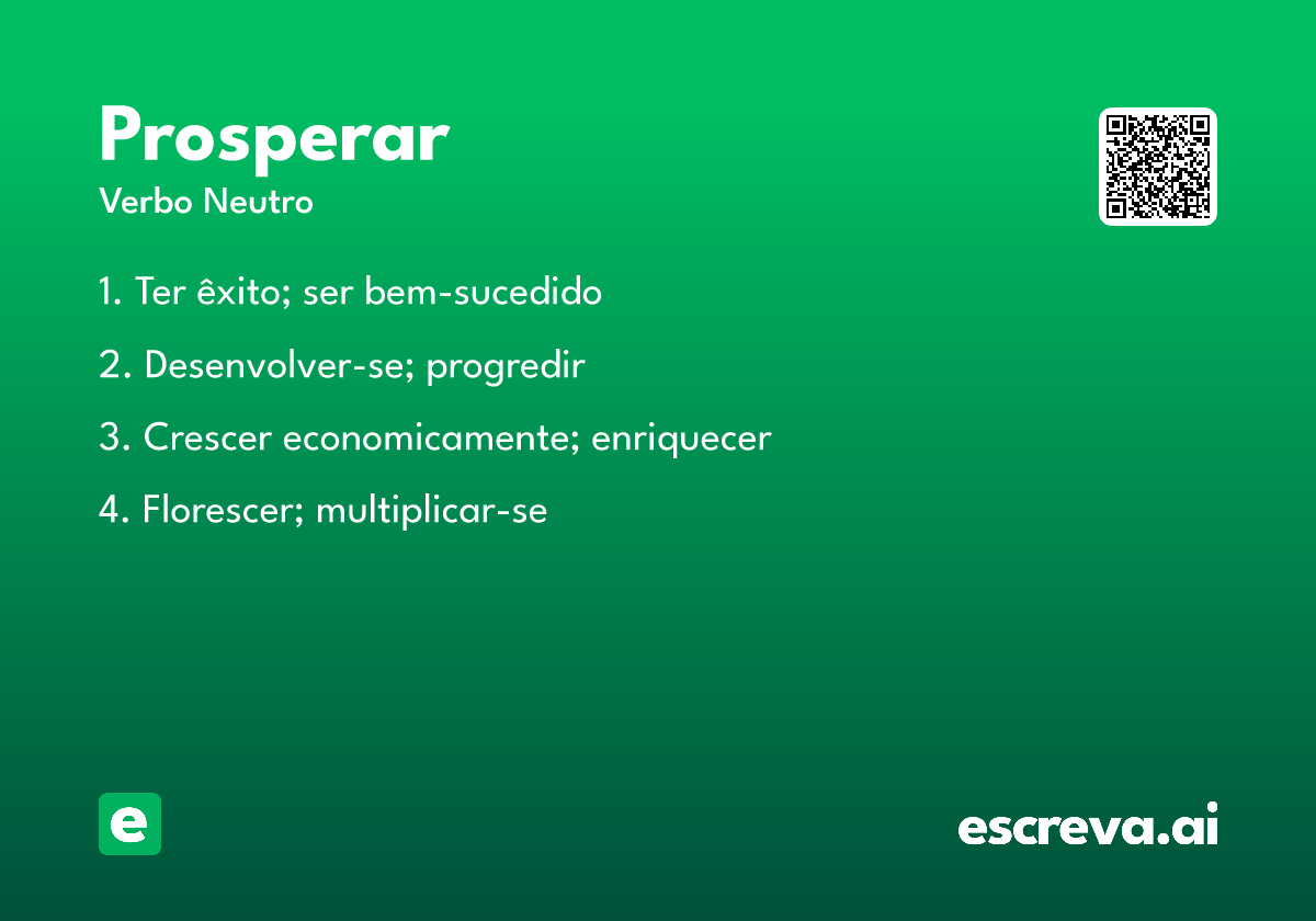 prosperar