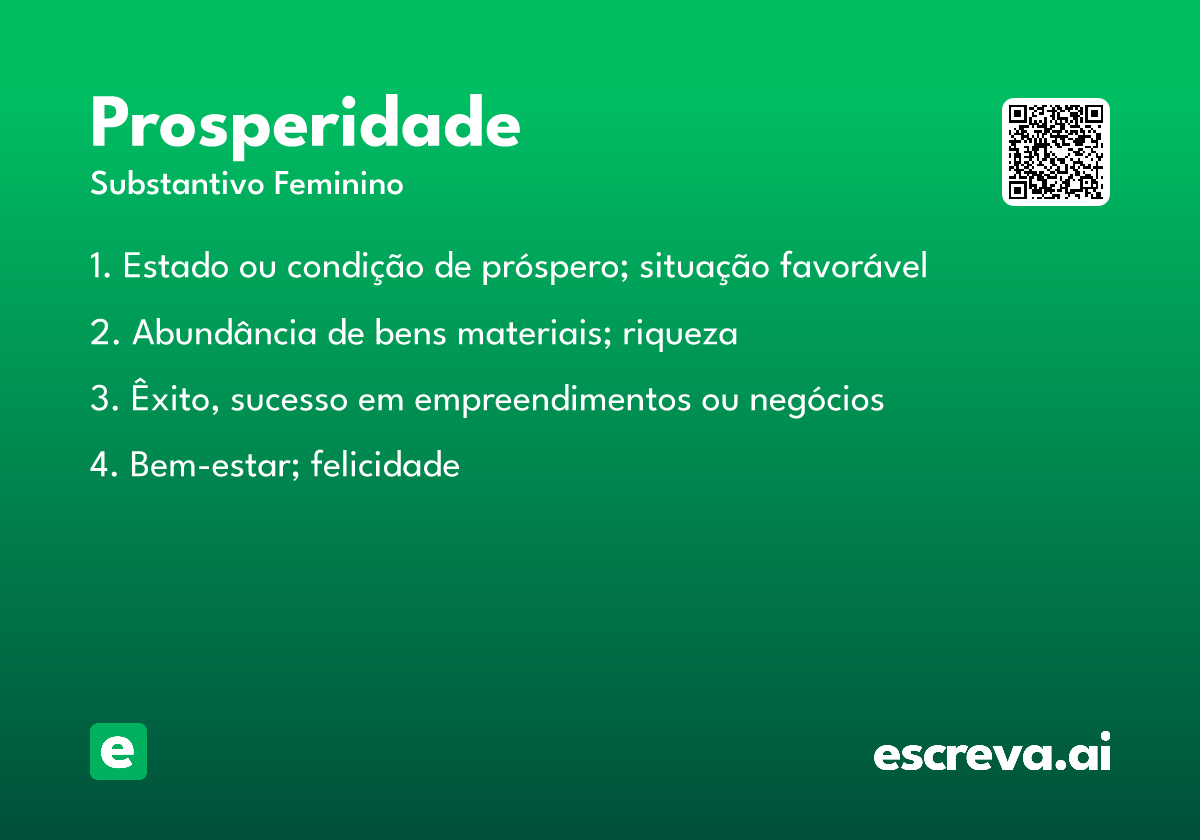 prosperidade