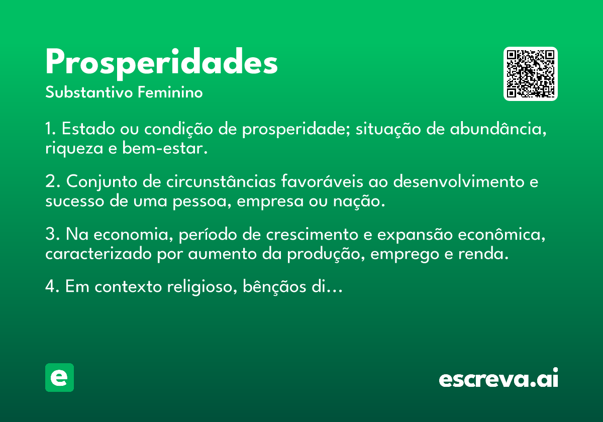 prosperidades