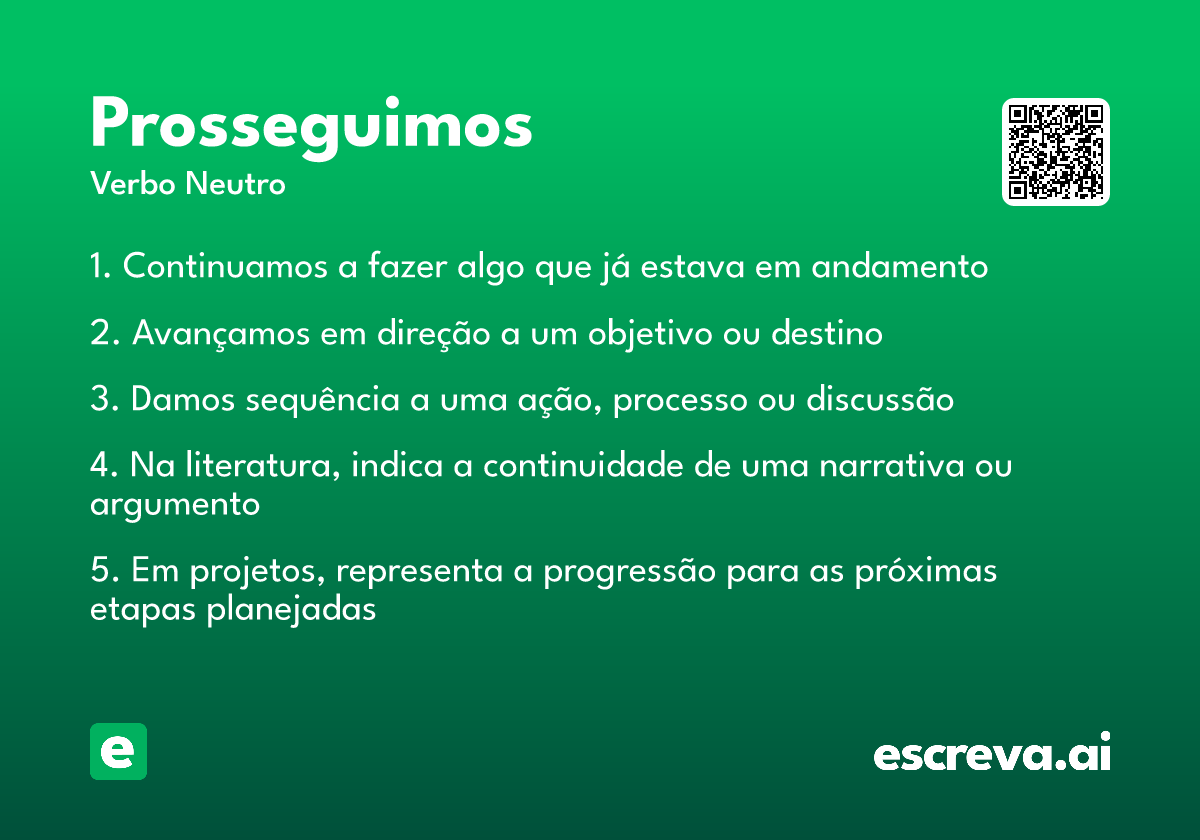 prosseguimos