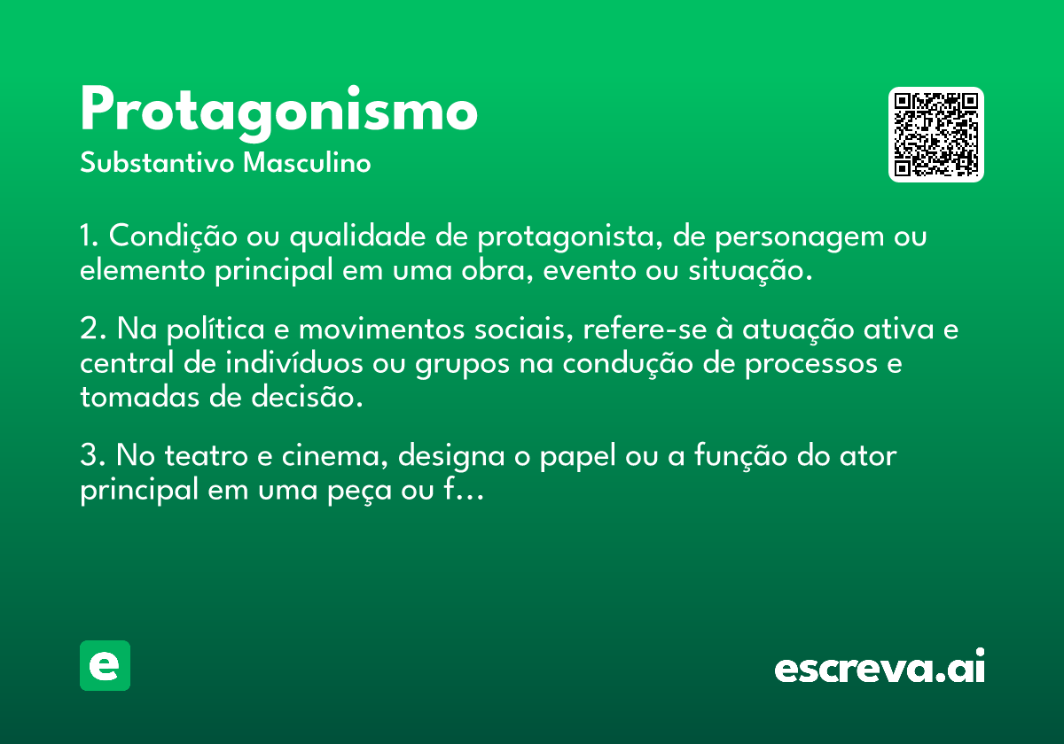 protagonismo